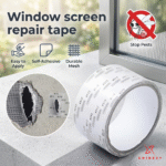 2 Pieces Window Screen Repair Tape / ২ পিস জানালার নেট রিপেয়ার টেপ - Image 3